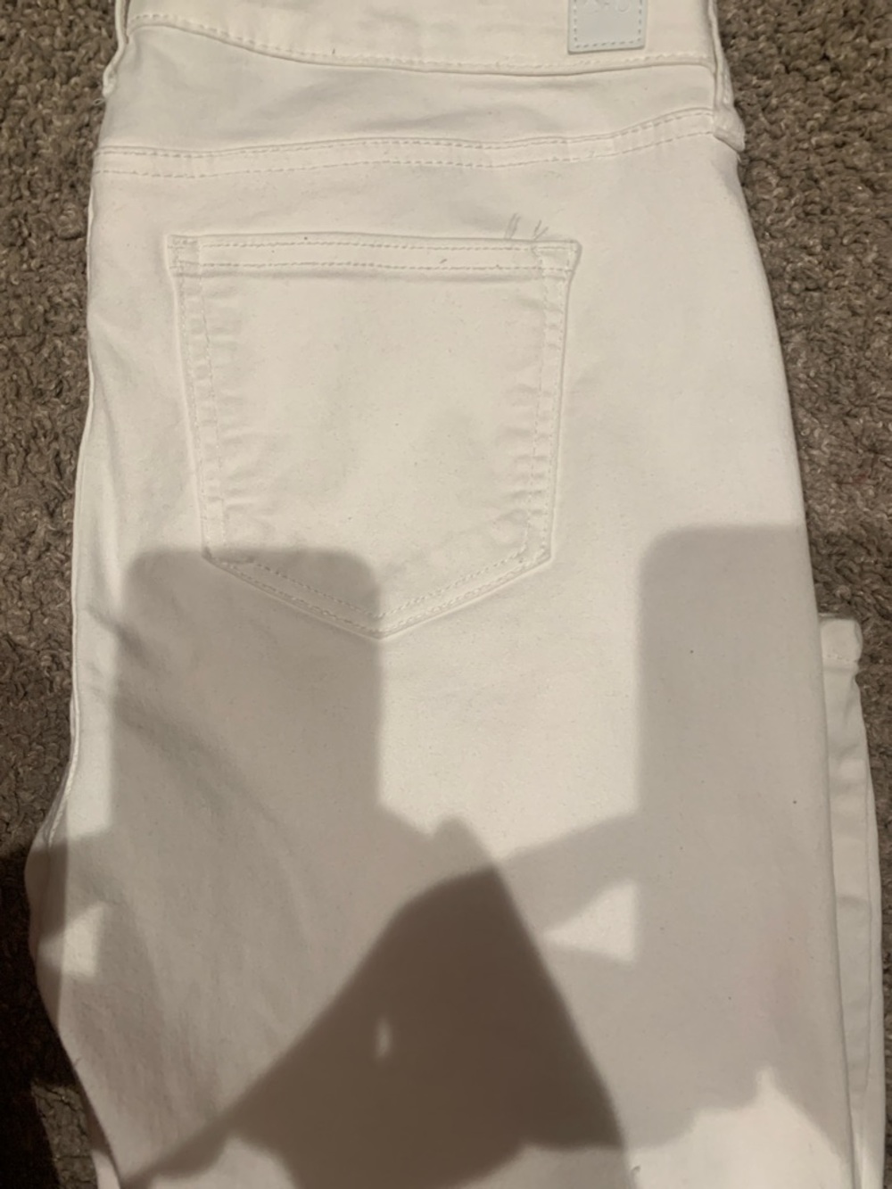 PINK Victoria's Secret Cream High-Rise Jeans - Picture 3 of 3